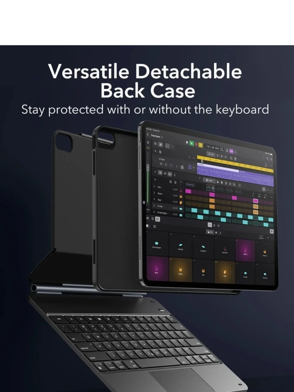 Magnetic Keyboard Case 360 for iPad Air 13